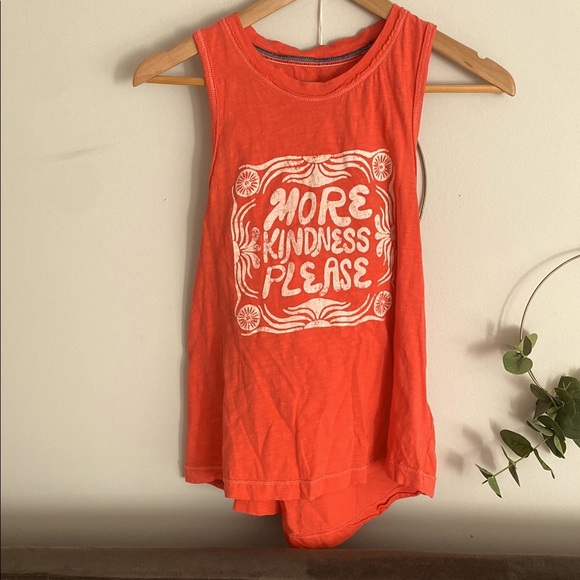 Anthropologie Tops - The Art of Anthropologie Sun Keep Women’s Tank Top Small Orange Racer Back Beach